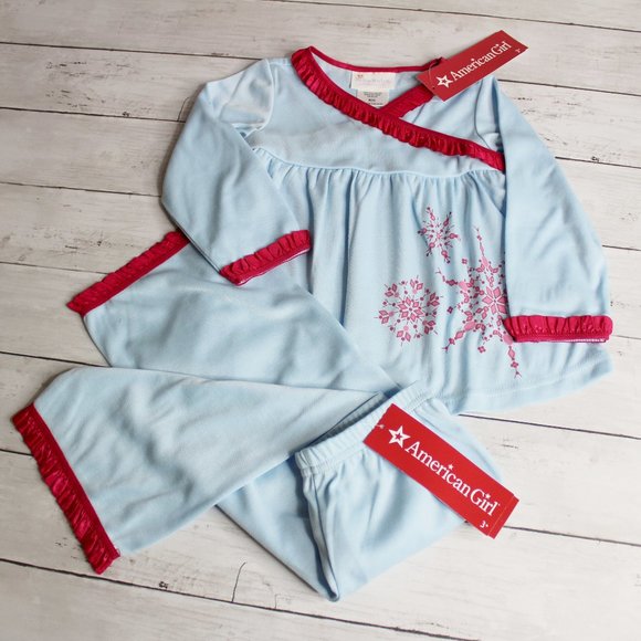 American Girl Pajamas American Girls Winter 2 Piece Pajama Set Size
